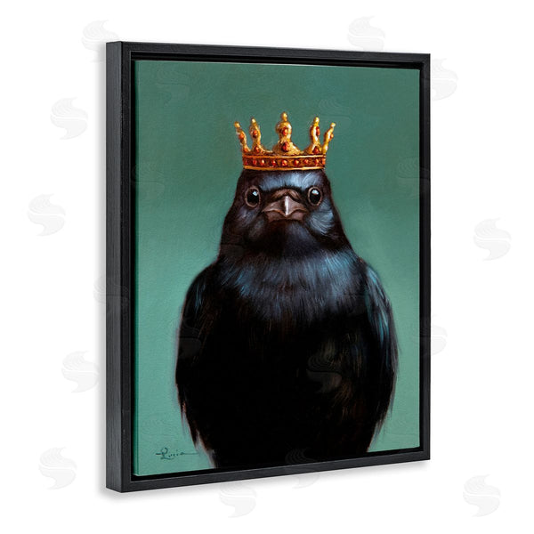 Stupell Industries Lucia Heffernan | King Crow Portrait Wall Art