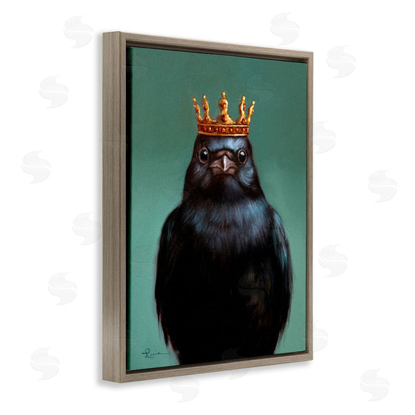 Stupell Industries Lucia Heffernan | King Crow Portrait Wall Art
