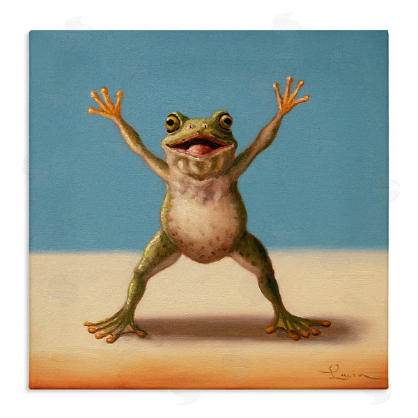 stupell industries Lucia Heffernan | Motivational Exercise Frog