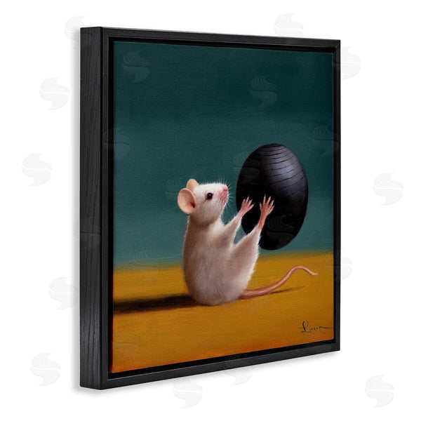 Stupell Industries Lucia Heffernan | Mouse With Exercise Ball