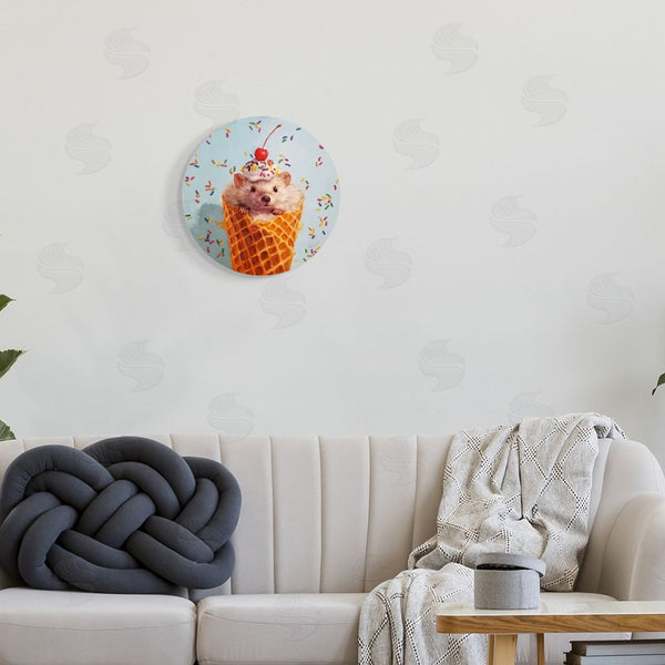 Stupell Industries Lucia Heffernan | Mouse With Ice Cream Wall Art