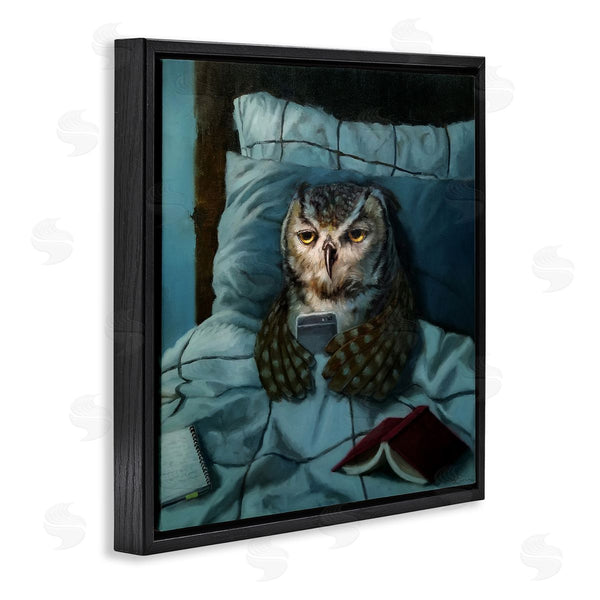 Stupell Industries Lucia Heffernan | Night Owl On Phone