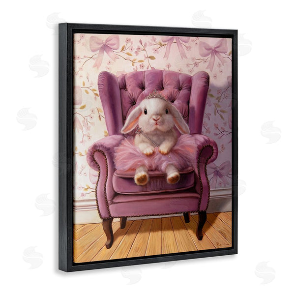 Stupell Industries Lucia Heffernan | Pink Princess Tutu Bunny Wall Art