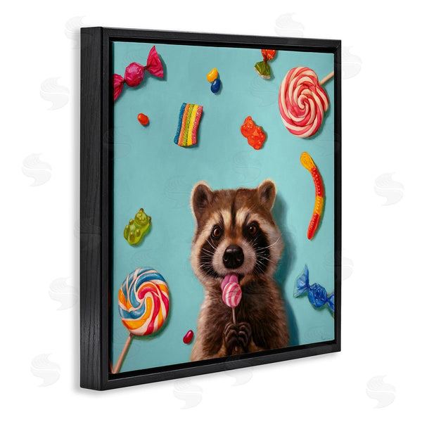 Stupell Industries Lucia Heffernan | Raccoon & Sweets Candies Wall Art