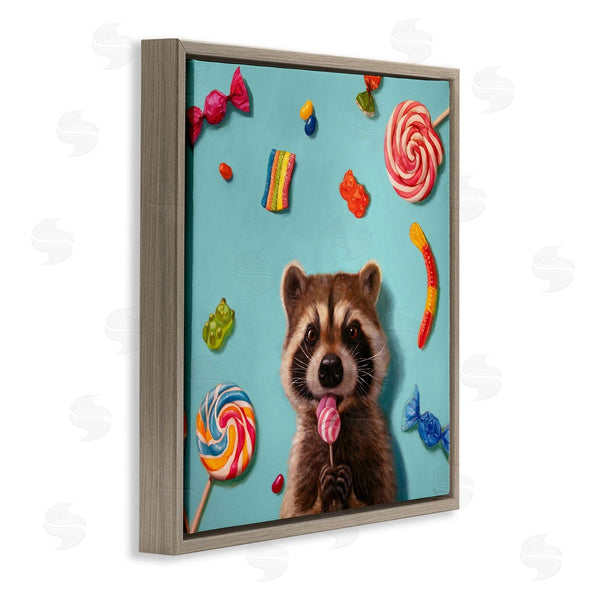 Stupell Industries Lucia Heffernan | Raccoon & Sweets Candies Wall Art