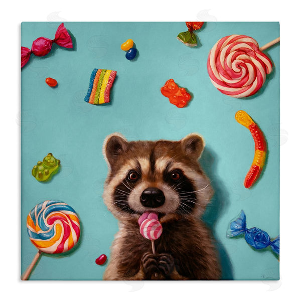 stupell industries Lucia Heffernan | Raccoon & Sweets Candies Wall Art
