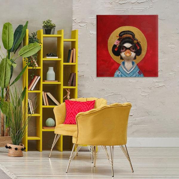 Stupell Industries Lucia Heffernan | Regal Clothing Duck Wall Art
