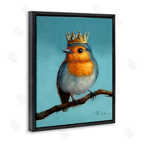 Stupell Industries Lucia Heffernan | Royal Robin Perched Wall Art