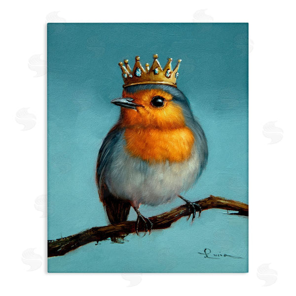 stupell industries Lucia Heffernan | Royal Robin Perched Wall Art