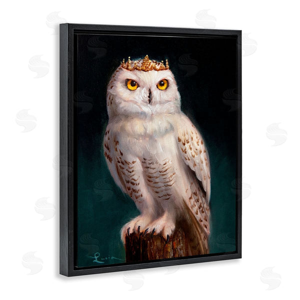 Stupell Industries Lucia Heffernan | Snowy Owl King Wall Art