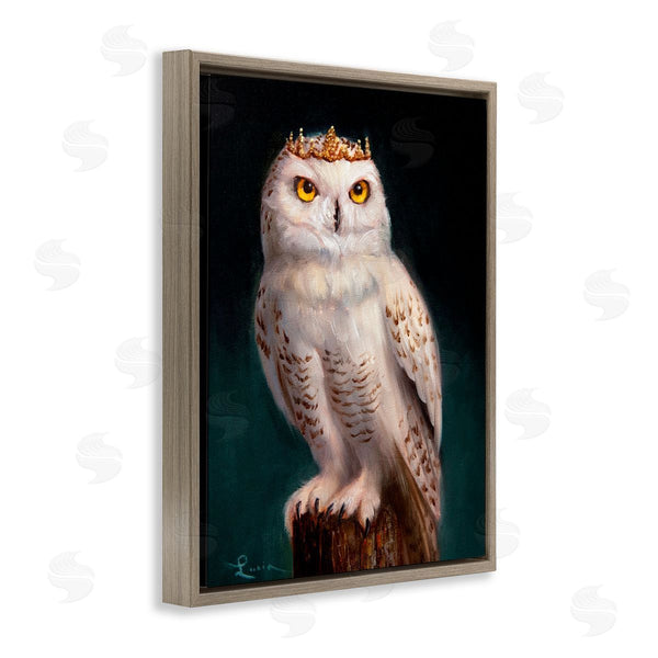 Stupell Industries Lucia Heffernan | Snowy Owl King Wall Art