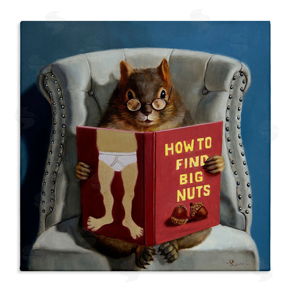 stupell industries Lucia Heffernan | Squirrel Reading Sassy Book