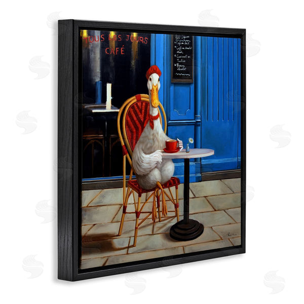 Stupell Industries Lucia Heffernan | Trendy Duck At Cafe