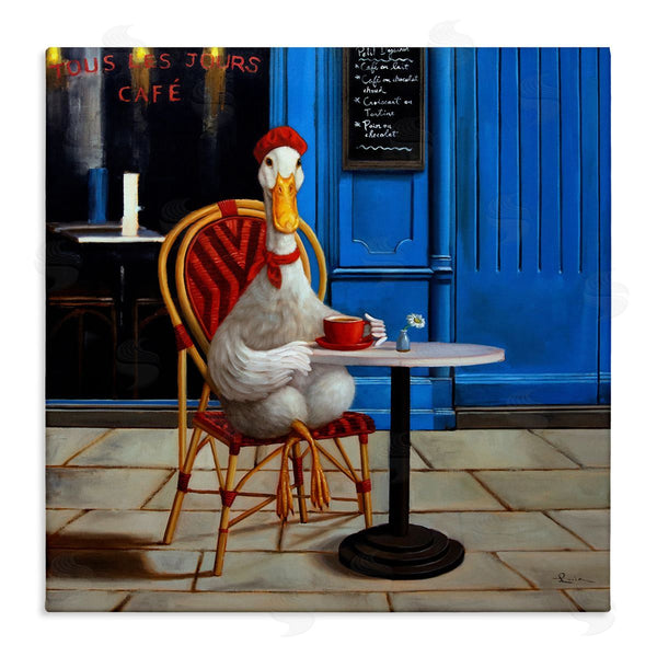 stupell industries Lucia Heffernan | Trendy Duck at Cafe