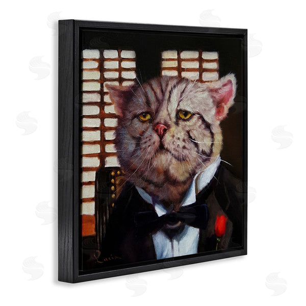 Stupell Industries Lucia Heffernan | Tuxedo Adorned Cat