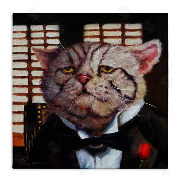 stupell industries Lucia Heffernan | Tuxedo Adorned Cat