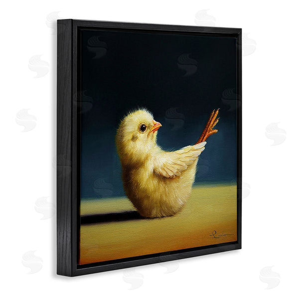 Stupell Industries Lucia Heffernan | Yoga Chicks Boat Pose Funny Farm Bird Painting Wall Art