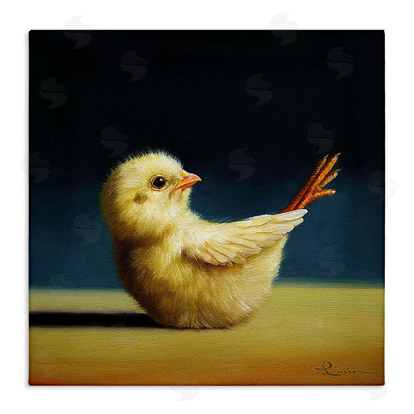 stupell industries Lucia Heffernan | Yoga Chicks Boat Pose Funny Farm Bird Painting Wall Art