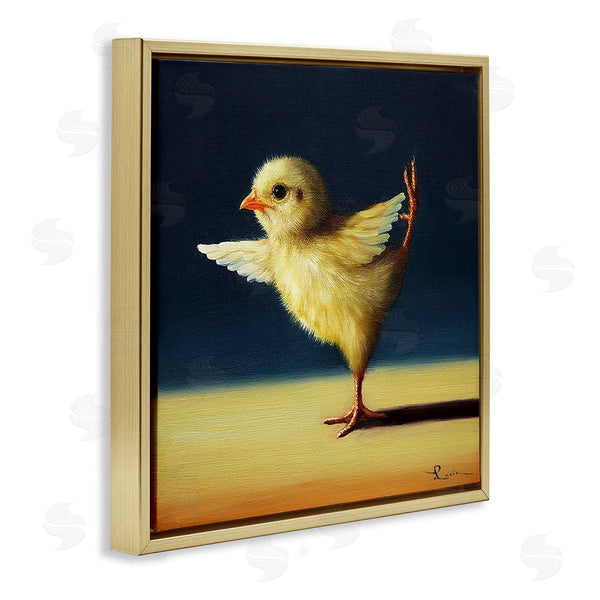 Stupell Industries Lucia Heffernan | Yoga Chicks Funny Animal Painting