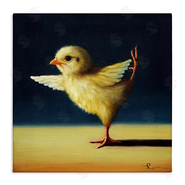 stupell industries Lucia Heffernan | Yoga Chicks Funny Animal Painting