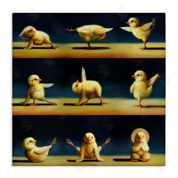 stupell industries Lucia Heffernan | Yoga Chicks Stretching Meditation