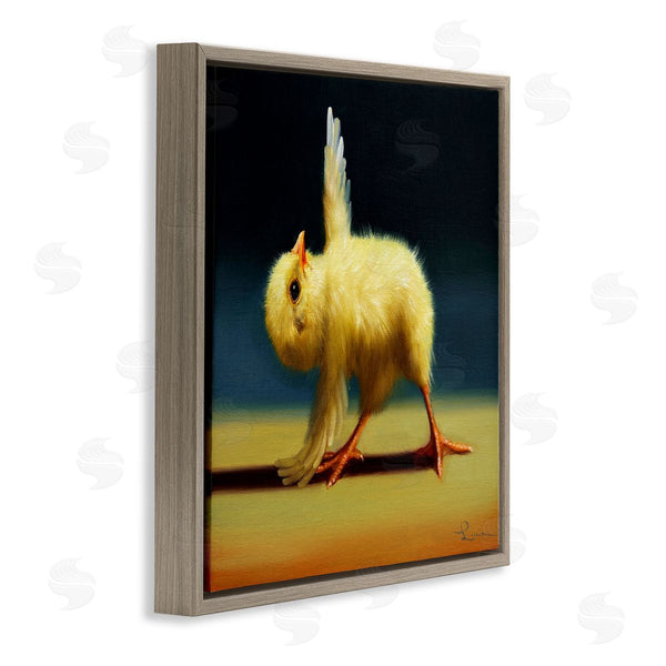 Stupell Industries Lucia Heffernan | Yoga Chicks Triangle Pose Funny Farm Animal Painting Wall Art