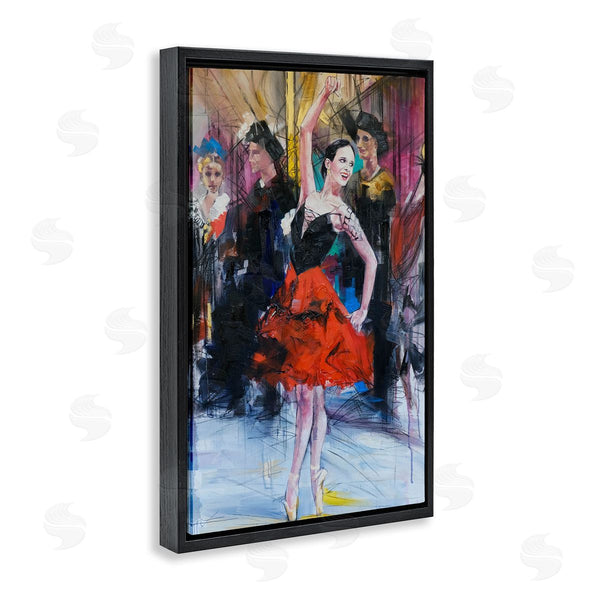 Stupell Industries Lucille Lee | Abstract Ballerina Bold Collage