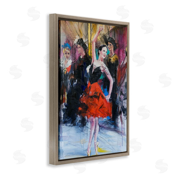 Stupell Industries Lucille Lee | Abstract Ballerina Bold Collage