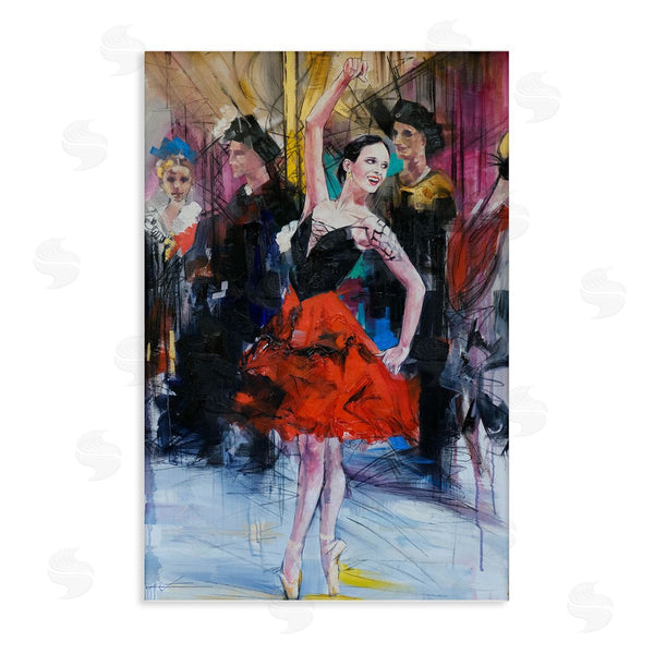 stupell industries Lucille Lee | Abstract Ballerina Bold Collage