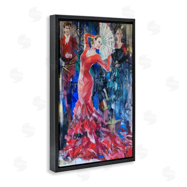 Stupell Industries Lucille Lee | Bold Dancer With Fan