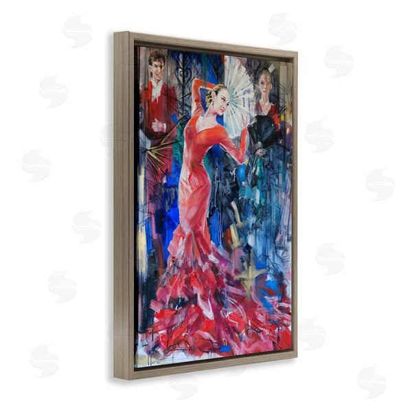 Stupell Industries Lucille Lee | Bold Dancer With Fan