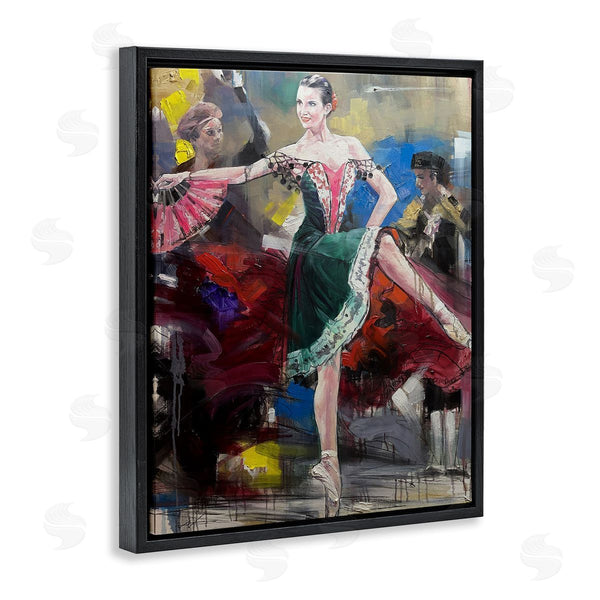 Stupell Industries Lucille Lee | Classic Ballerina On Stage