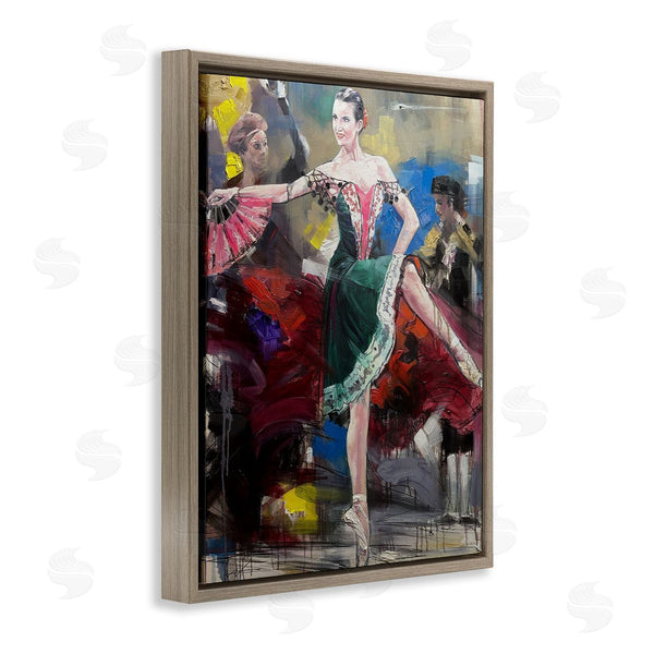 Stupell Industries Lucille Lee | Classic Ballerina On Stage