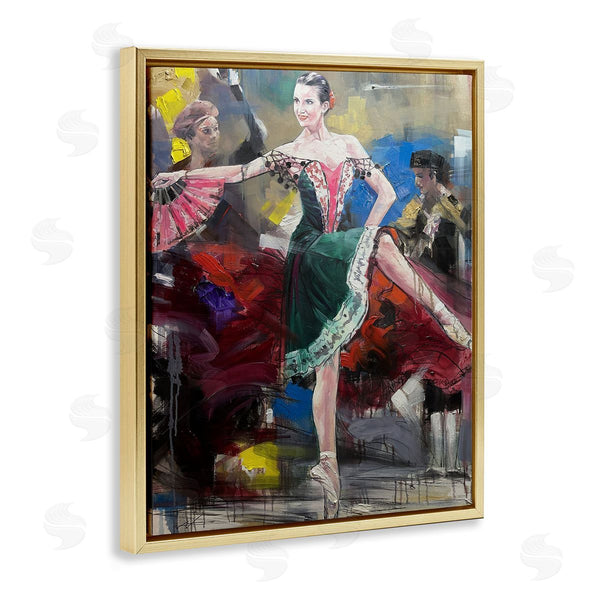 Stupell Industries Lucille Lee | Classic Ballerina On Stage