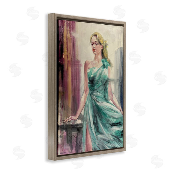 Stupell Industries Lucille Lee | Elegant Blonde In Dress