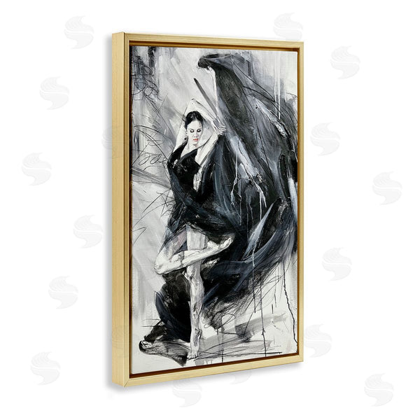 Stupell Industries Lucille Lee | Elegant Dancer Abstract