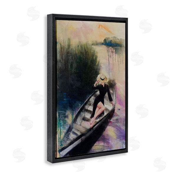 Stupell Industries Lucille Lee | Fashion Diva On River Boat