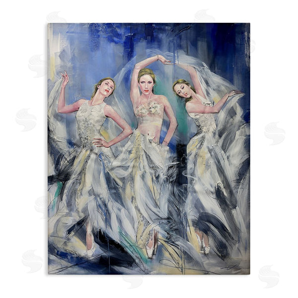 stupell industries Lucille Lee | Fashionable Dancer Trio