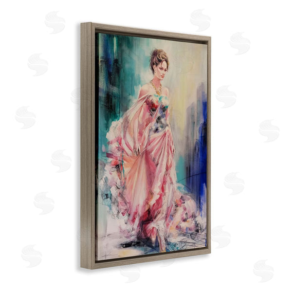 Stupell Industries Lucille Lee | Sophisticated Woman In Dress