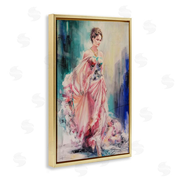 Stupell Industries Lucille Lee | Sophisticated Woman In Dress