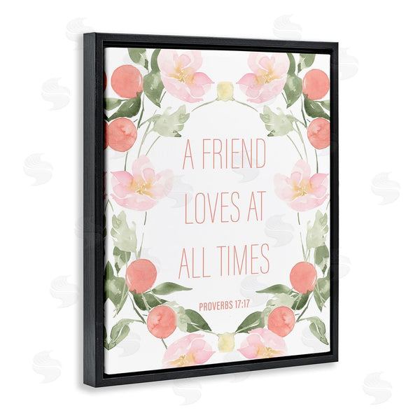 Stupell Industries Lucille Price | A Friend Loves At All Times Wall Art