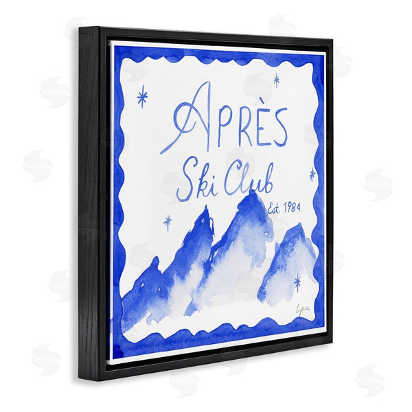 Stupell Industries Lucille Price | Apres Ski In Blue Tones Wall Art