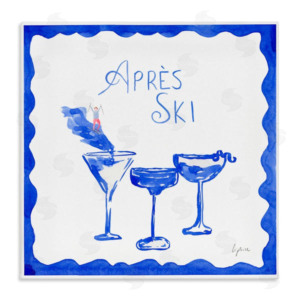 stupell industries Lucille Price | Apres Ski Winter Cocktails Wall Art