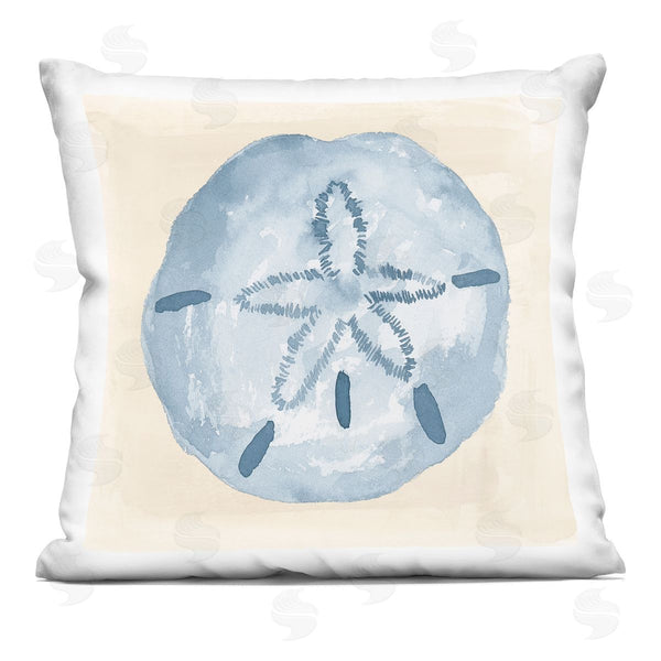 stupell industries Lucille Price | Aquatic Sand Dollar Sea Life Printed Throw Pillow