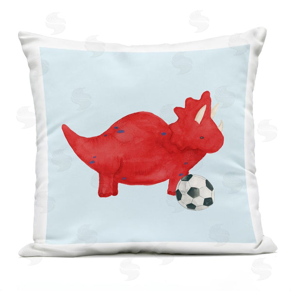 Stupell Industries Lucille Price | Baby Dino With Ball Throw Pillow