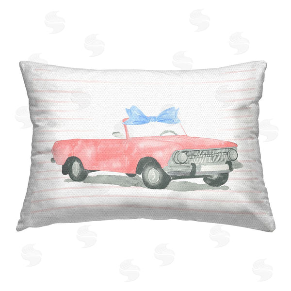 Stupell Industries Lucille Price | Blue Bow On Antique Car