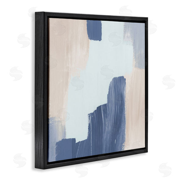 Stupell Industries Lucille Price | Blue Layered Paint Strokes