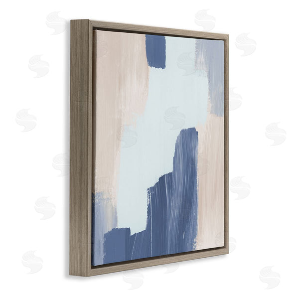 Stupell Industries Lucille Price | Blue Layered Paint Strokes