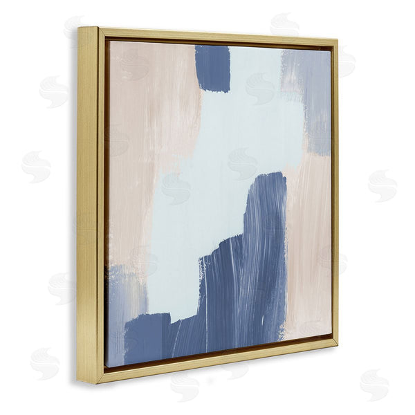 Stupell Industries Lucille Price | Blue Layered Paint Strokes