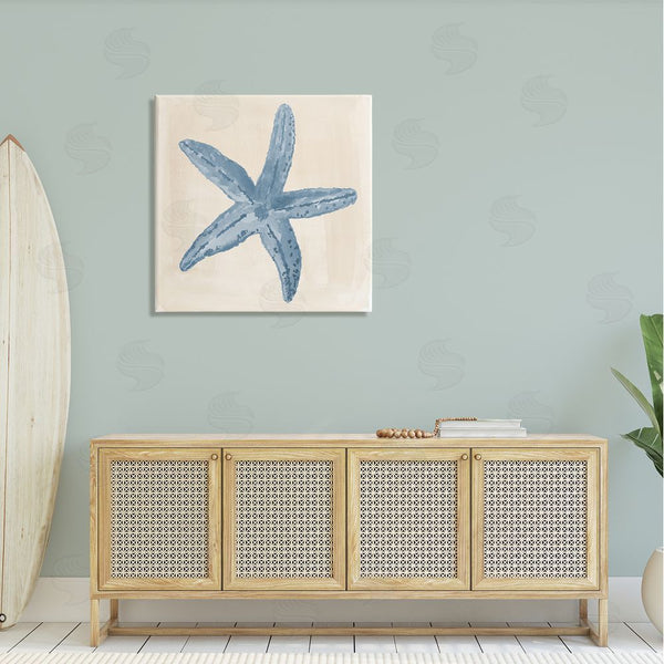 Stupell Industries Lucille Price | Blue Starfish Nautical Summer Wall Art